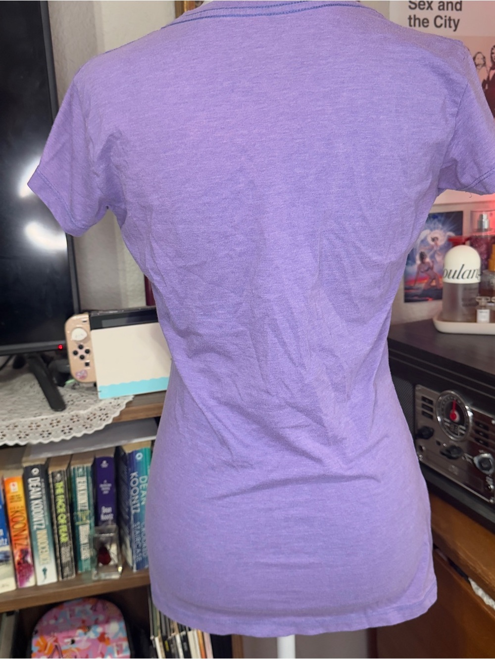 Y2K Have a Crush On Me! Purple Graphic Tee - Picture 9 of 9